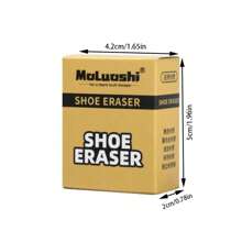 1 pieza Borrador de limpieza para calzado, borrador portátil para limpieza de zapatillas sin necesidad de lavar, bloque de goma quitamanchas para limpiar zapatillas, zapatos, zapatos deportivos, zapatos casuales, botas. Ideal para la temporada de graduación y vuelta al cole.