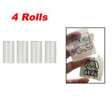 2/4/8 Rollen transparentes Klebesticker Papier für tragbare Mini-Drucker - kompatibel mit den meisten Modellen, beinhaltet Kamera, Gans, Drachen und süßer Bär Designs, perfekt für Basteln und DIY Projekte, vielseitige Klebesticker | Illustrierter Papierrollen | Glattes Texture Papier