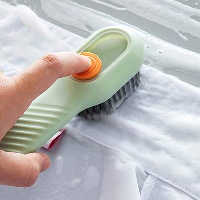 1 Piece, Reusable Multi-Functional Cleaning Brush, Suitable For Shoes, Laundry Room And Household Surfaces, Portable Washing Machine, Suitable For Bathroom, Toilet, Walls And, Supplies, Cleaning Tools