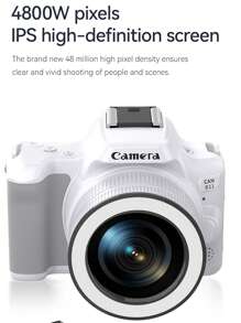 High Quality Camera Fashionable Continuous Shooting Long Endurance Photography OTG Transmission 48 MP Digital Camera With 128 GB Card