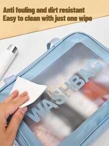 Fashion Ladies Portable Cosmetic Bag Double Matte Dry And Wet Separation Toiletry Bag Travel Cosmetic Storage Bag Beauty Bag Makeup Bag Make Up Organizer Wash Bag Swimming Fitness Bag For Men And Women Toiletry Bag Cosmetic Bag For Travel Dorm Essentials Back To School Luggage Suitcase For Women And Girls Student Make Up Organizer Gift