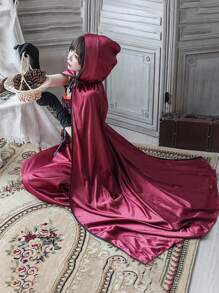 1 Piece Women's Clothing Shawl, Little Red Riding Hood Role-Playing Cloak Vampire Cos Performance Cape