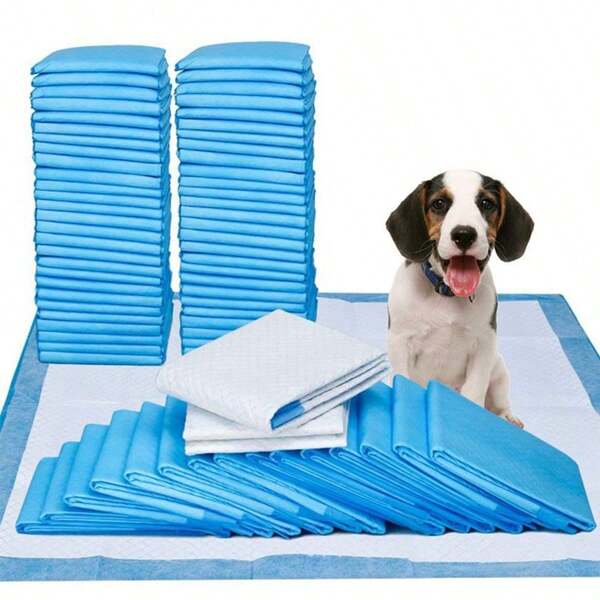 100/70/30/15/2pcs Pet Cat Dog Pee Pads, Dog Diaper Training Pads, Thick Absorbent Puppy Pee Mats, Multi-Purpose Thick Diaper Pads