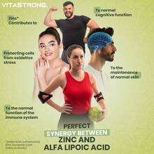 Alpha Lipoic Acid 650mg With Zinc Oxide, R&D Formula, 120 Capsules, 100% Vegan, Gluten And GMO Free, Vitastrong Quality - Others - View 3
