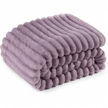 White Throw Blanket For Couch - GentleSoft Cozy Soft Blankets For Women, Cute Small Fleece Throws For Girls, Birthday Gifts For Women Mom, Fathers Day Decor Gifts, , 50x60 Inches - 淺紫色 - 查看 1