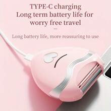 Electric Shaver For Women, Rechargeable Lithium Battery, USB Charging, Suitable For Full Body Hair Removal, Perfect Holiday Gift, Portable