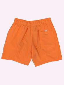 Men Shorts - Orange - View 2