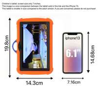 7 英寸儿童平板电脑，带 WiFi 的儿童平板电脑，1GB RAM 16GB ROM，双摄像头，家长控制，预装应用程序，游戏，带外壳的学习教育幼儿平板电脑，儿童节礼物，男孩礼物，女孩礼物，节日礼物，生日派对礼物，完美礼物，开学礼物 - 彩色 - 查看 3