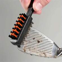 1pc Premium Metal Golf Club Cleaning Brush - Accessory Needed For Cleaning Golf Clubs - Multicolor - View 2