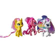 MLP Ponys 3 Pack Pinkie Pie, Fluttershy Y Potion Nova, Diviértete jugando con este increíble pack  Podrás crear miles de aventuras, cada pony incluye accesorios.  Incluye: Pinkie Pie Fluttershy Potion Nova   Recomendado para menores de 3 años en adelante. - Multicolor - Ver 3