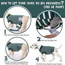 Traje de recuperación para perros, Atuendo de recuperación para perros, Traje de recuperación post-operatoria (Adecuado para perros y gatos), Camisa de recuperación para perros (Para perros hembra y macho), Alternativa al cono collar, Chaleco post-cirugía