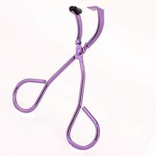 1pc Mini Detailed Eyelash Curler, Curls Lower Lashes At Outer Corner, Segmented Frameless Curling Assistant, Small Purple Eyelash Curler, Fits Eye Shape Naturally, Compact & Portable Shaping Tool, Suitable For Partial Lash Styling And Touch-Ups On-The-Go,Cheap,Stocking Stuffers,Makeup,Makeup Tools,Cheap Stuff,Gifts,Gifts For Women,Christmas Gifts - Purple - View 3