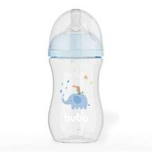 Easy Flow Elephant Baby Bottle | Anti-Colic Baby Bottle | Ultrasoft Silicone Nipple | 120ml / 270ml / 330ml | Buba - 淺藍色 - 查看 4
