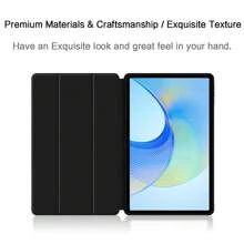 1 Pc Tablet Case For Honor Pad X9 11.5-Inch ELN-W09 Three Fold Support Leather Case 2023 Honor X8 Pro Silicone Soft Shell With Protective Smart Cover Purple Mint Green Black