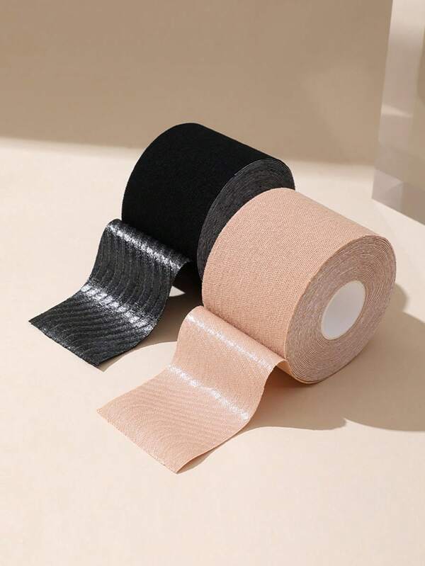 1pc-2pcs Boob Tape Lift Firm Your Breasts With Body Tape & P Etal Backless Nipple Cover Set-Breathable Breast Lift Tap E For A-F Cup Large Breasts!2pieces Boob Tape Lift Firm Your Breasts With Body Tape & P Etal Backless Nipple Cover Set-Breathable Breast Lift Tap E For A-F Cup Large Breasts!