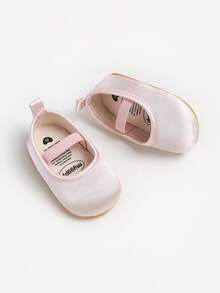 Infant Girls Mary Jane Flats - Infant Newborn Walking Shoes Soft Rubber Sole Princess Wedding