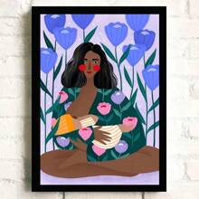 1pc Wall Arts Posters Optional Frame Pop Motherhood Art Print Poster New Mum Breastfeeding Baby Shower Canvas Printing Decoration Ornaments For Home Living Room Decor LGBT