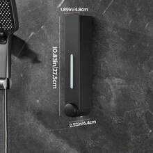 420ml 黑色壁挂式高端皂液器，单头、双头或三头。 - 黑色 - 查看 4