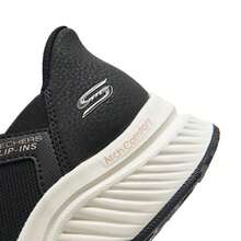 Skechers Women's Low-Top Sneakers, Lightweight Casual Running Shoes, Shock-Absorbing & Durable, Style 117627-BLK - Black - View 11