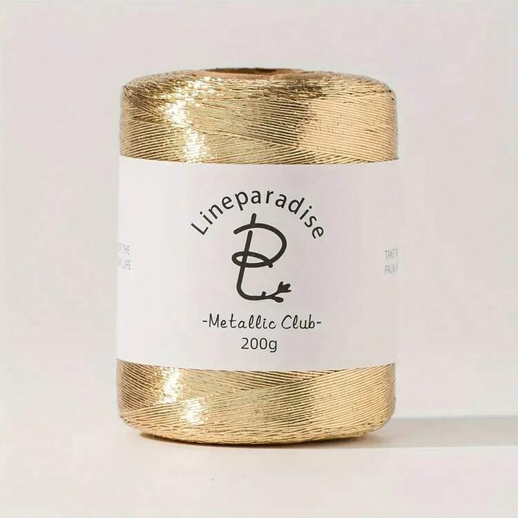 1mm - 450m Carretel de Fio Metálico, Adequado para Crochê e Tecelagem | Prata, Rosa, Fio de Artesanato Dourado | Decorações de Natal DIY, Bolsas, Decoração de Casa e Projetos de Tecelagem - Multicolorido - Visão 12