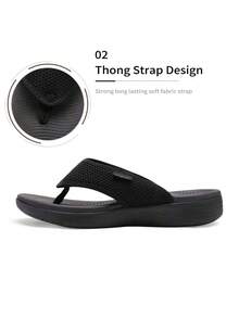 Women's Flip Flop - Black - View 7