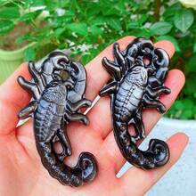 1 件 3.2 英寸天然烟晶蝎子、石英水晶蝎子、水晶动物装饰、家居装饰、水晶装饰、儿童礼物、水晶脉轮、水晶礼品、水晶 DIY 配件；随机发货。 - 蠍子 - 查看 1