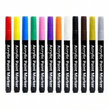 0.7mm Import Fine Tip Acrylic Paint Marker, Suitable For Sketching, Drawing And Art Use, School Supplies,Back To School