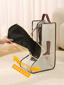 1 Borsa porta stivali alti e bassi, borsa portascarpe antipolvere, copri scarpe, borsa per riporre le scarpe, borsa per il trasporto di stivali ed elegante borsa per riporre le scarpe, adatta per viaggi e uso domestico, in tessuto non tessuto