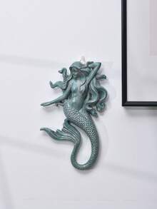 1pc Ancient Style Heavy Wall-Type Beautiful Fish Tank, High Quality Wood Resin Indoor And Outdoor Sculpture Decoration | Gift Idea For Family Members And Friends Resin Decorative Crafts, The Best Object For Creative People To Design Home Decoration