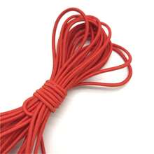 1 Stück 4,6 Meter 2 mm weiches rundes elastisches Band, elastisches Gummiband, Taillengurt, dehnbares Seil für Maskenherstellung