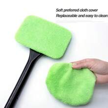 Perie de curățat geamuri auto Kit de curățare a parbrizului Instrumente de spălare în interiorul ștergătoarelor de geamuri auto cu mâner lung Accesorii auto