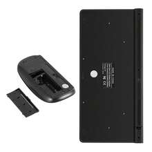 Dazone Ultra Slim Wireless Keyboard & Mouse Set Combo Ergonomic Mini 2.4G With USB Receiver For For PC/ Computer/ Desktop Full Size Quiet - màu đen - Xem 10