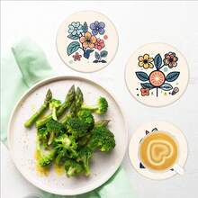 1/6/12 bucăți, suporturi mici englezești cu flori, 1 bucată din orice stil sau set de 6 piese, set de 12 piese, pentru a satisface diversele nevoi, potrivite pentru sufragerii, camere de zi, bucătării, dormitoare și, de asemenea, potrivite ca și cadouri pentru alții.