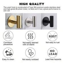 2pcs Strong Waterproof Bathroom Hook, Punch-Free And Traceless Load-Bearing Hook, Strong Adhesive Hook, Detachable, Waterproof, Rust-Proof, Suitable For Clothes, Hats, Tableware, Shoes, Accessories, Kitchen Utensils, Bags, Suitable For Kitchen, Bathroom, Living Room, Bedroom, Wall Hanging Multi-Function Hanging Storage Rack, Suitable For Family Room, Wall, Door, Cabinet