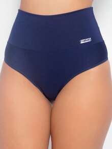 Kit 4 High Compression Shaping Panties Dry Belly Belt Comfort Lingerie High Waist - 彩色 - 查看 2