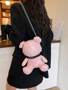 Cute Cartoon Bear Backpack Shoulder Bag Crossbody Bag