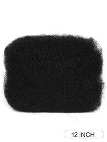 Afro Kinkys 散装真人发 12-18 英寸卷发 永久扭发辫子 可染色和漂白 50 克 1 件 30.48 厘米-45.72 厘米 - SNatural - 查看 3