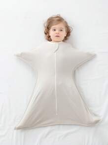 1 sac de dormit pentru bebeluși din bumbac pur, pătură de spital pentru nou-născuți, înfășat respirabil pentru toate anotimpurile, anti-tresare