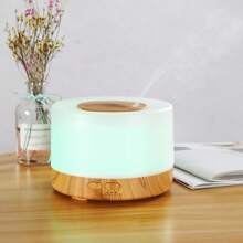 500ML WiFi Aroma Diffuser, 7 Color LED Humidifier, Ultrasonic Quiet Operation, Large Rooms, 6 Ess