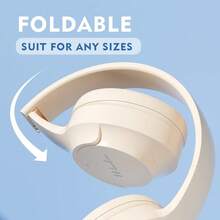 URIZONS Retractable Wireless Headphones - Foldable TWS Earphones And Gaming Headset With Mic Wireless On Ear Earbuds With 3.5mm Audio Hole And TF Card Slot Compatible With Mobile Phones PC Tablet - Một cỡ - Xem 10