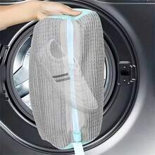Washing Bags Shoe Bag Travel Storage Mesh Laundry Anti Deformation Shoe Washing Bag - 灰色 - 查看 9