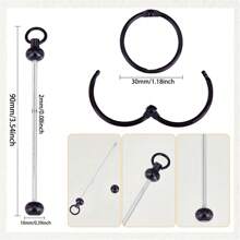 10/20pcs Openable Key Chain Beading Stick Set, Blank Beaded Elegant Key Rings For Phone Chains, Bag Chains, Clothing Decor, Party Favors, Holiday/Birthday Gifts, Beading Cup Pendant Accessories