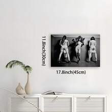 Framed  1pc Canvas Painting Printing  Nude Art Sexy Bathroom Canvas Wall Art: Sensual Women's Artwork, Perfect For Bedroom Design And Elegant Erotic Poster Decor  For Valentine's Day, Easter, Father's Day, New Year's Day, Thanksgiving Day And Christmas Day. For Bathroom, Bedroom, Office, Living Room, Wall Decor, Home Decoration, Perfect Gift Idea, Perfect For Room Decor - Framed(框架) - 查看 3