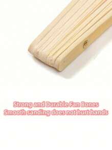 1pc Belly Dancing Fan, Gradient Color Long Imitation Silk Fans, Dance Performance Props