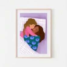 1pc Wall Arts Posters Optional Frame Pop Motherhood Art Print Poster New Mum Breastfeeding Baby Shower Canvas Printing Decoration Ornaments For Home Living Room Decor LGBT