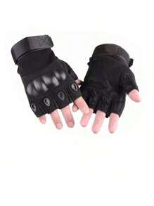 Fingerlose taktische Handschuhe für Herren, Outdoor Radfahren, Radsport, rutschfest, strapazierfähig, Klettern, Training, Fünf-Finger-Handschuhe für Übersee