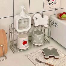 4pcs/Set Cute Puppy Shaped Kitchen Sponges - No Scratch, Multi-Layer Cleaning Sponges Suitable For Dishes And Pots, Ideal For Home And Restaurant