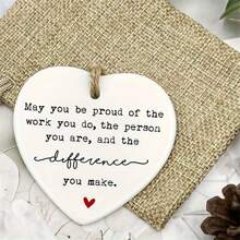 1pc/2pcs, May You Be Proud Of The Work You Do, The Person You Are, And The Difference You Make, Thank You Gift, Happy Retirement, Gift For Colleague, Gift For Team And Employees Room Decor Bedroom Decor Home Decor Wall Decor