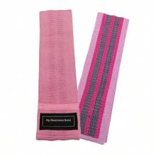 Set de 3 bandas de resistencia, cuerda de tensión elástica antideslizante, adecuada para levantamiento de piernas y glúteos, estiramiento corporal, ejercicio, yoga, accesorios de gimnasio Pilates