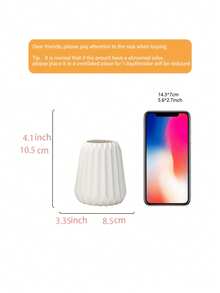 1 chiếc bình gốm trắng, bình hoa phong cách Bohemian để trang trí nhà cửa, bình hoa kiểu nông trại hiện đại, thích hợp cắm cành, hoa tươi, bình trang trí màu trắng, có thể dùng cho đám cưới, phòng khách, phòng ngủ, bàn cà phê, kệ, lối vào. - Nhiều màu - Xem 10